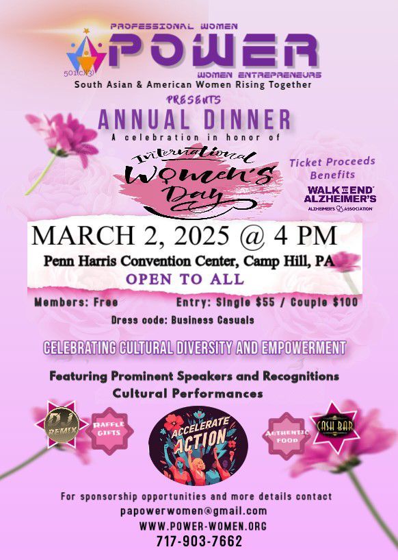 POWER International Women\u2019s Day & Annual Gala Dinner