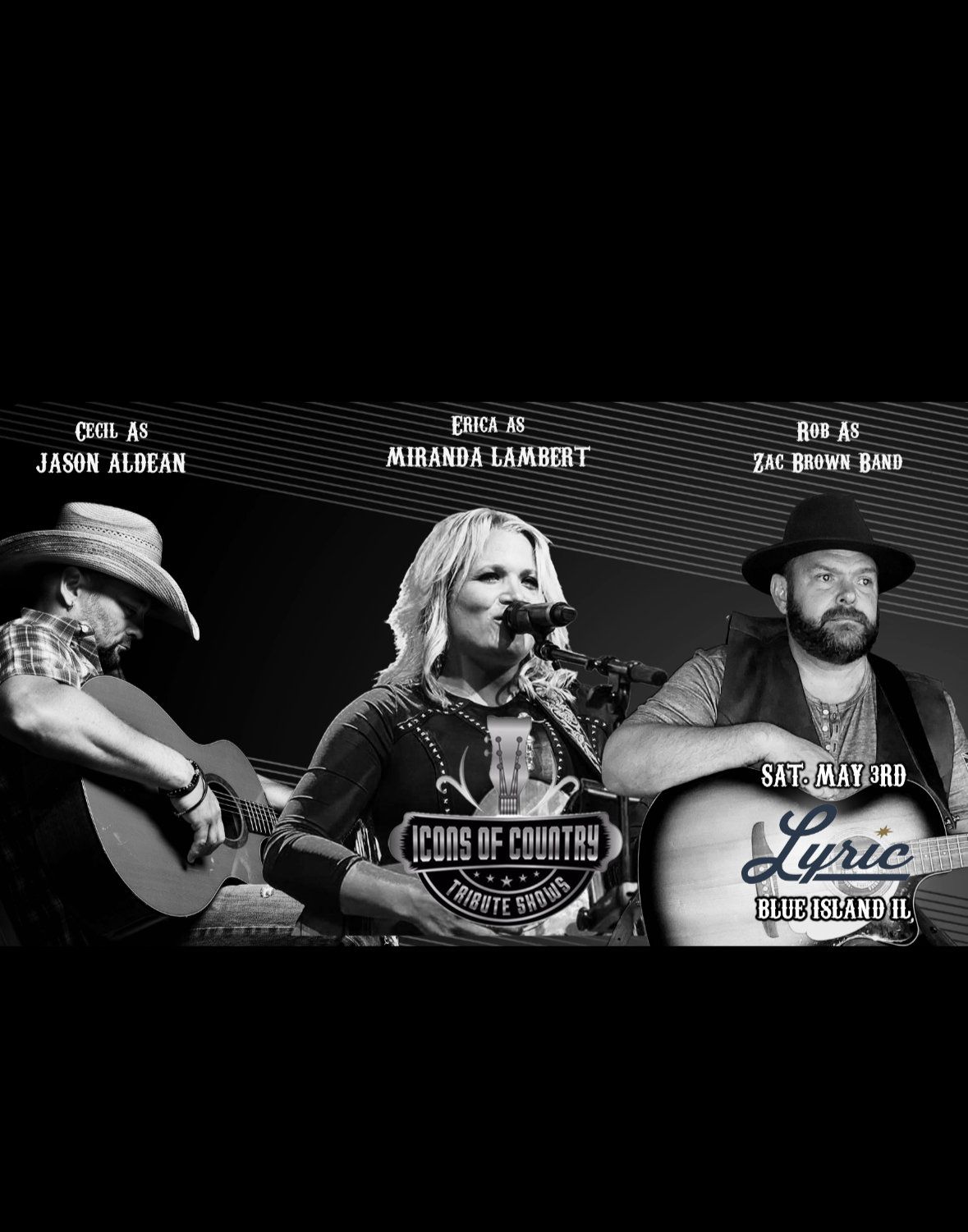 Icons of Country: Miranda Lambert, Zac Brown & Jason Aldean - Sat., 5\/3, Doors open 6:30 p.m., Show at 7:30 p.m. 