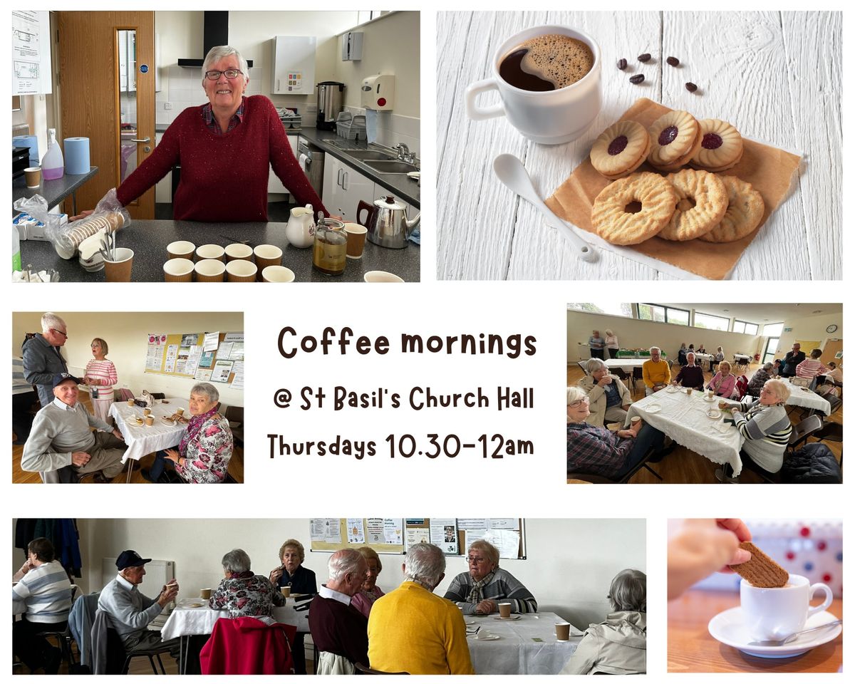 Coffee morning at St Basil's Church Hall 