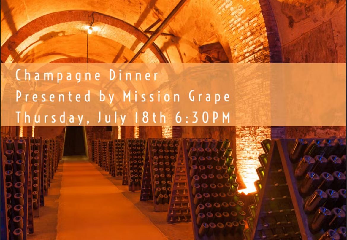 Annual Summer Champagne Dinner with Mission Grape