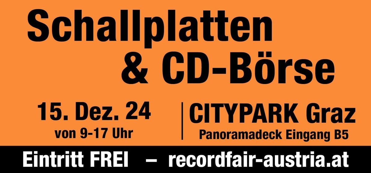 Schallplatten und CD B\u00f6rse Graz CITY PARK