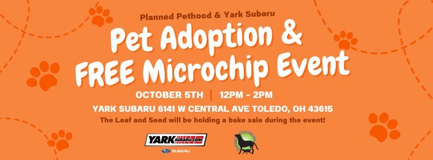 Pet Adoption & FREE Microchip Event