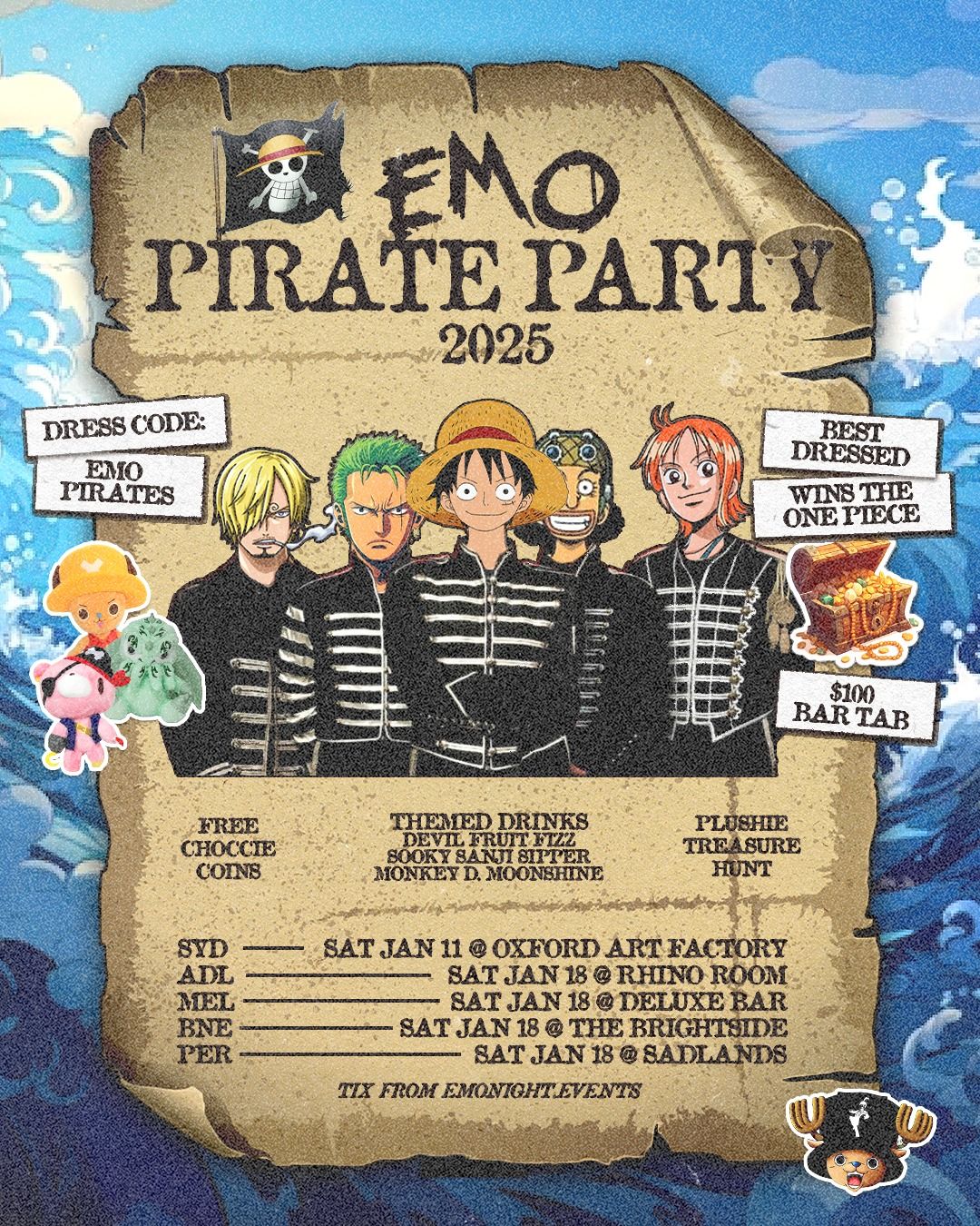 EMO PIRATE PARTY 2 - EMO NIGHT PERTH 2025