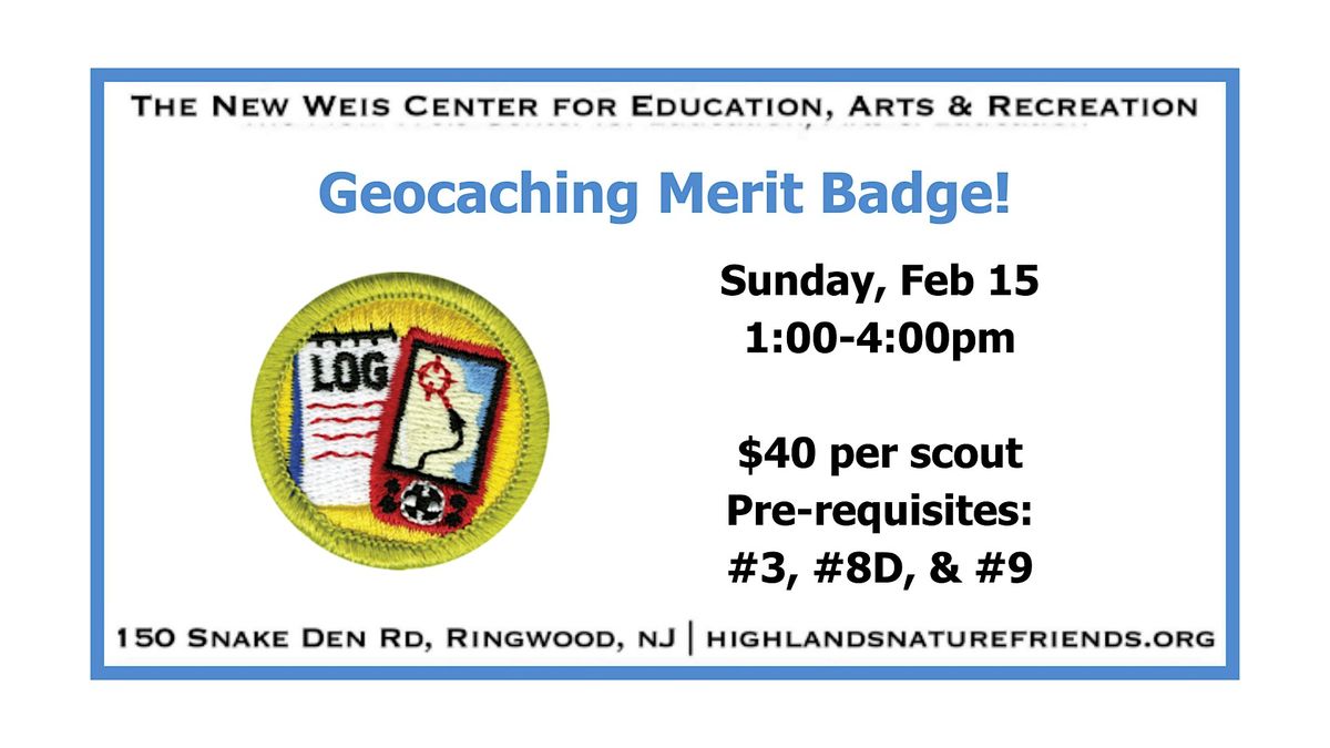 Geocaching Merit Badge!
