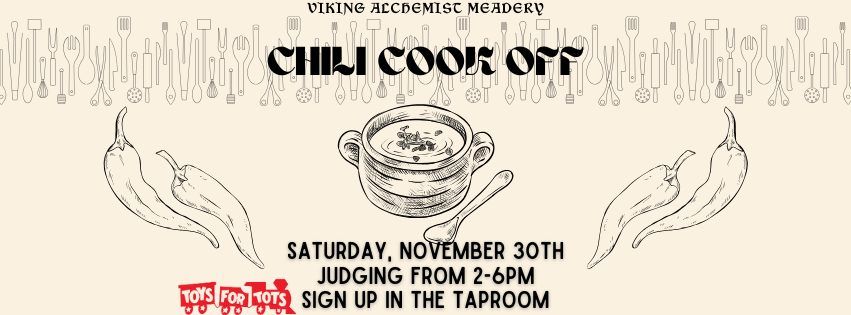 6th Annual Chili Cookoff & Toys for Tots Drive