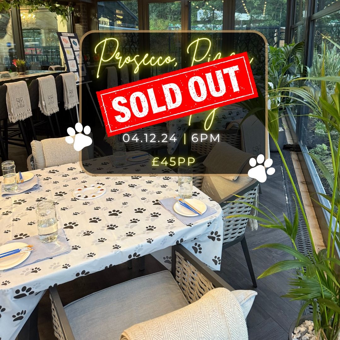 Prosecco, Pizza & Paint Your Pet - SOLD OUT