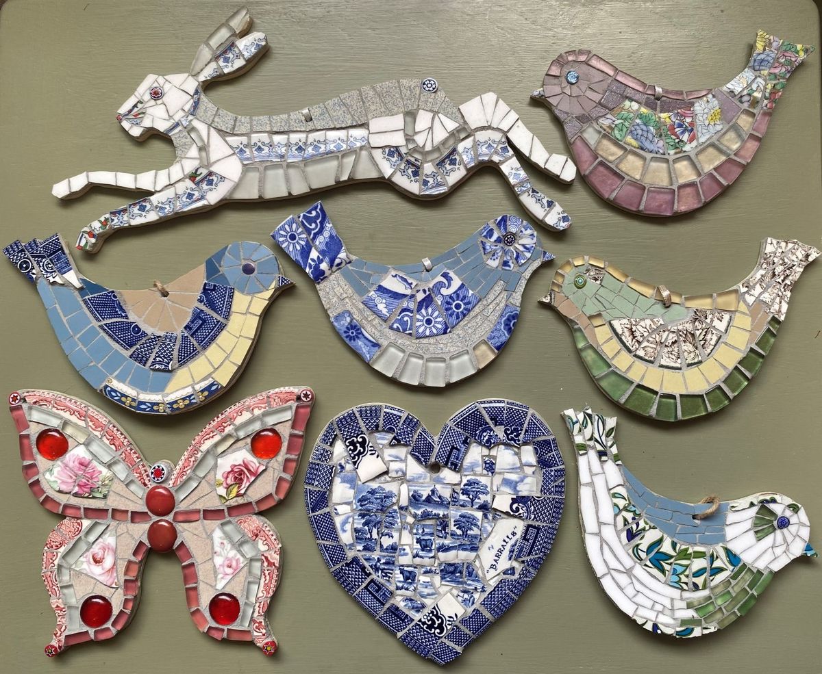 MOSAIC WITH VINTAGE CHINA WITH SUE KERSHAW