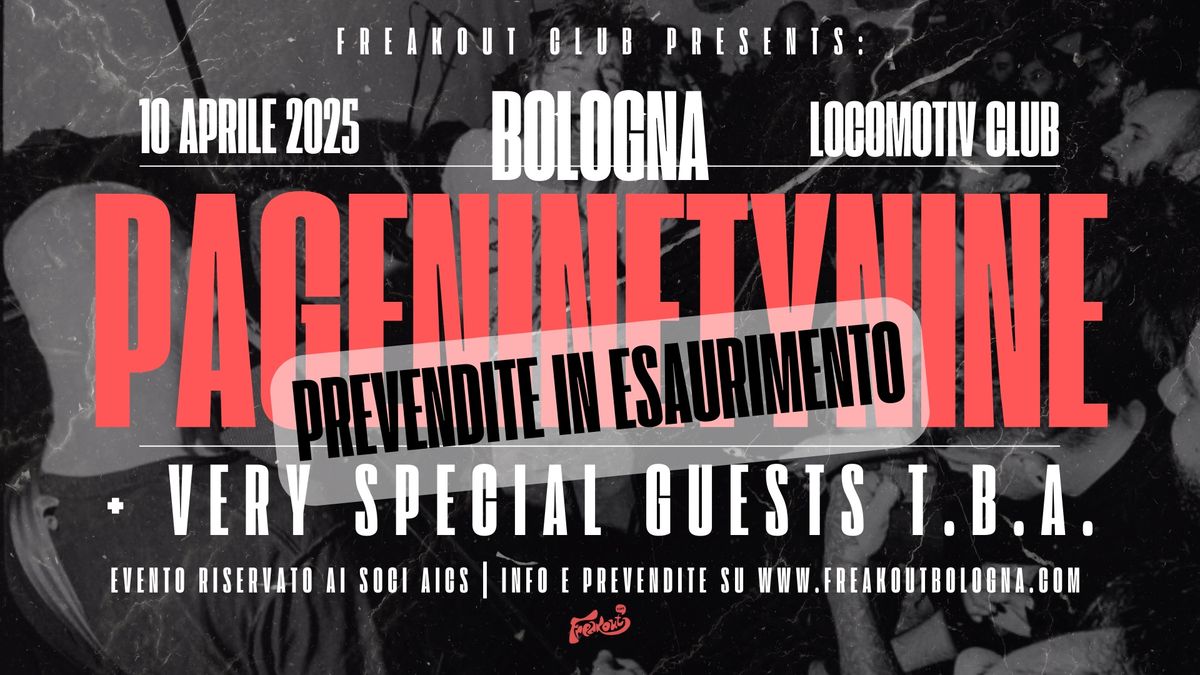 PG.99 + Very Special Guests | Locomotiv Club