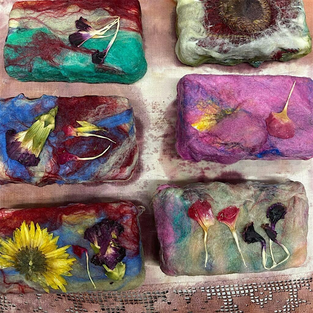 Making Felted Soap