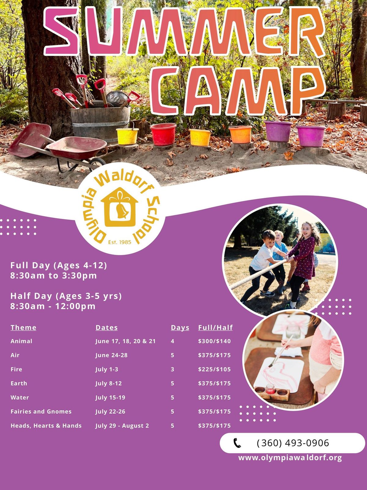 Summer Camp at the Olympia Waldorf School
