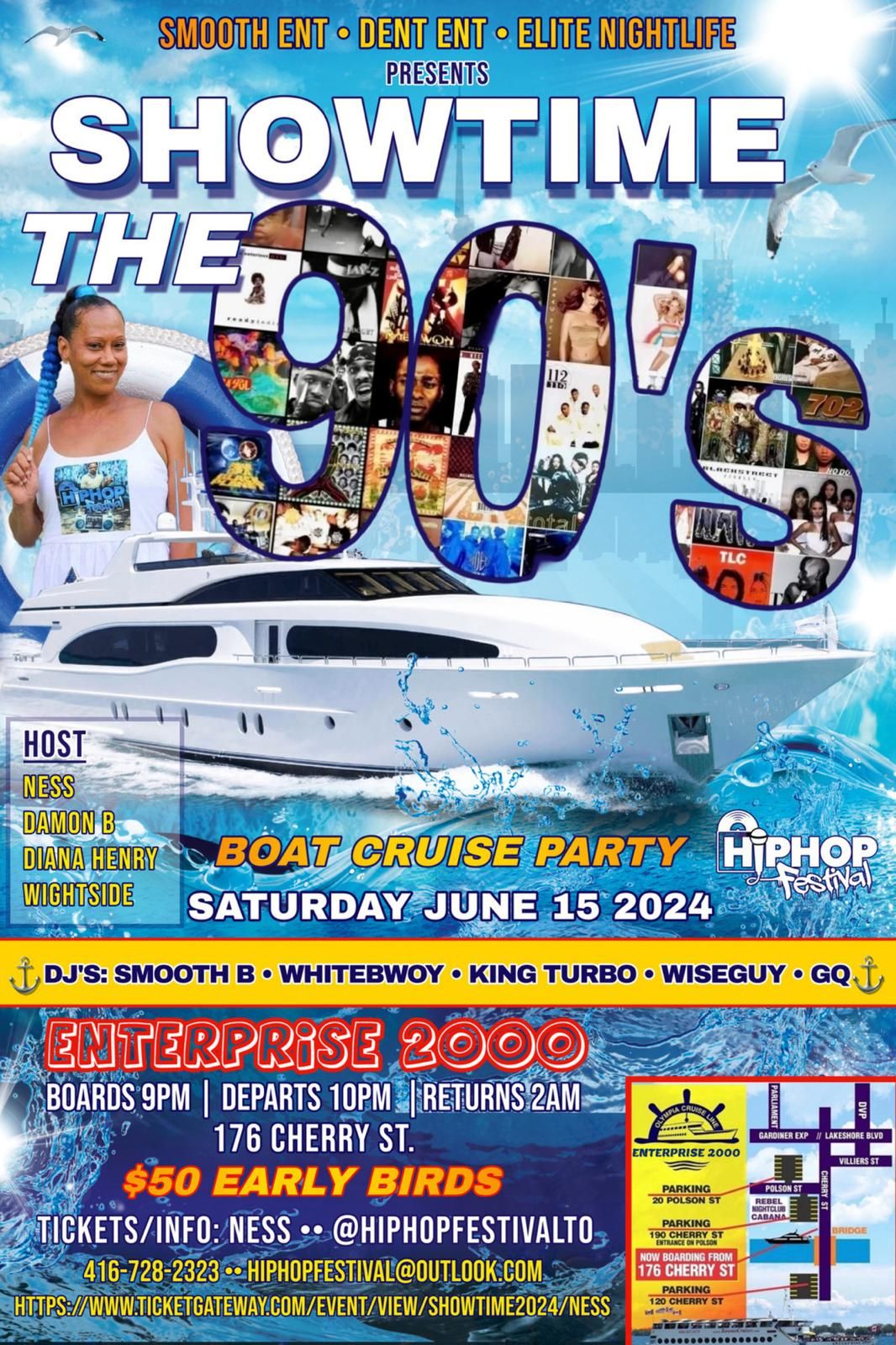 SHOWTIME The 90\u2019s Boat Party