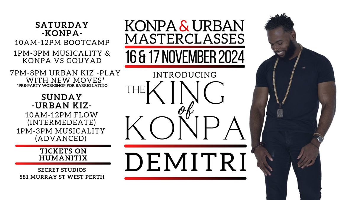 Demitri - Konpa and Urban Kiz Weekender