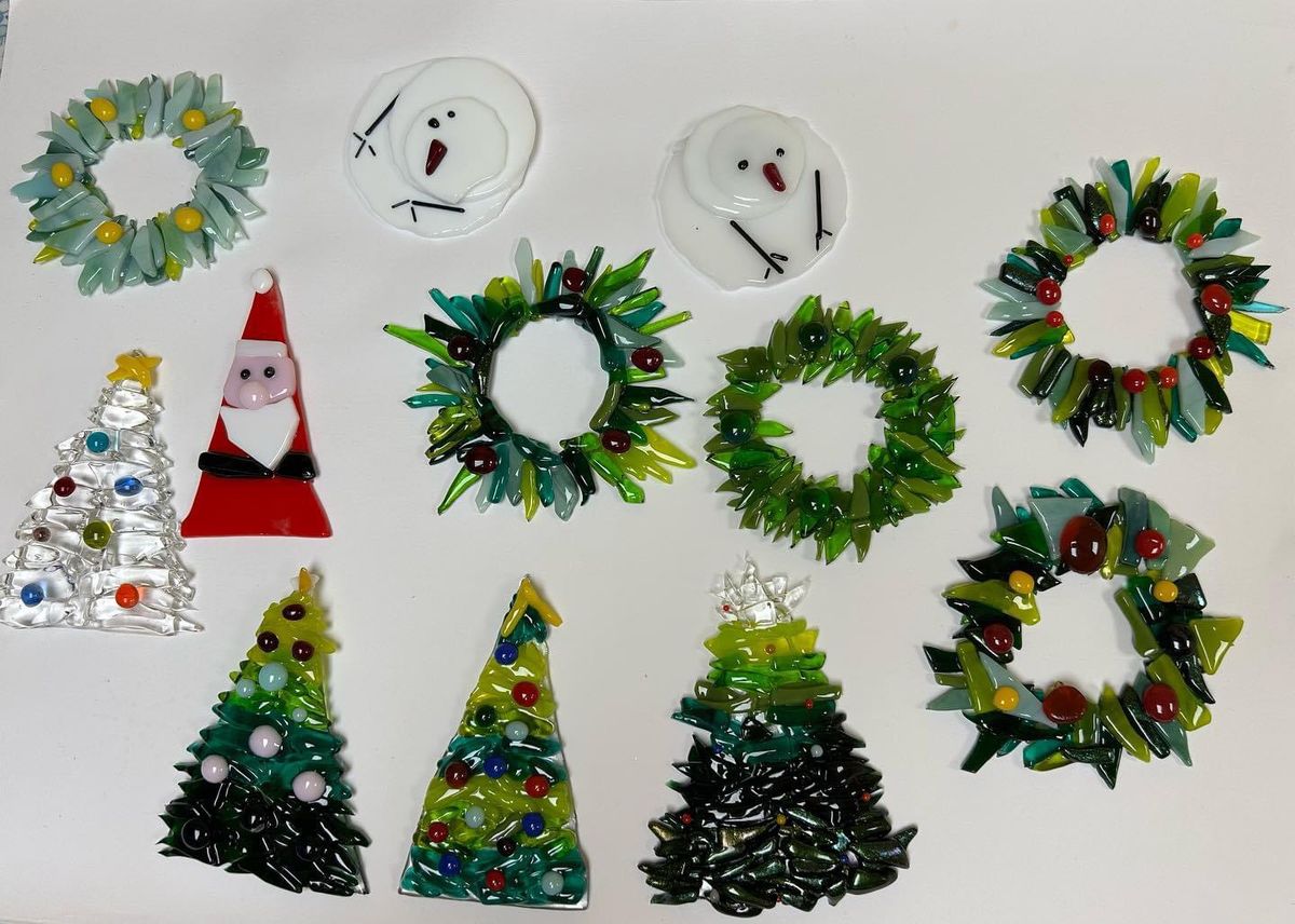 Christmas glass decoration workshop