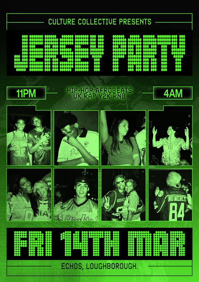 CULTURE COLLECTIVE - JERSEY PARTY - FRI 14TH MAR!