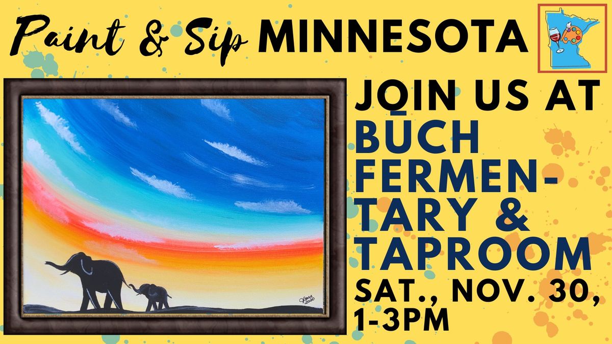 November 30 Paint & Sip at B\u016aCH Fermentary & Taproom