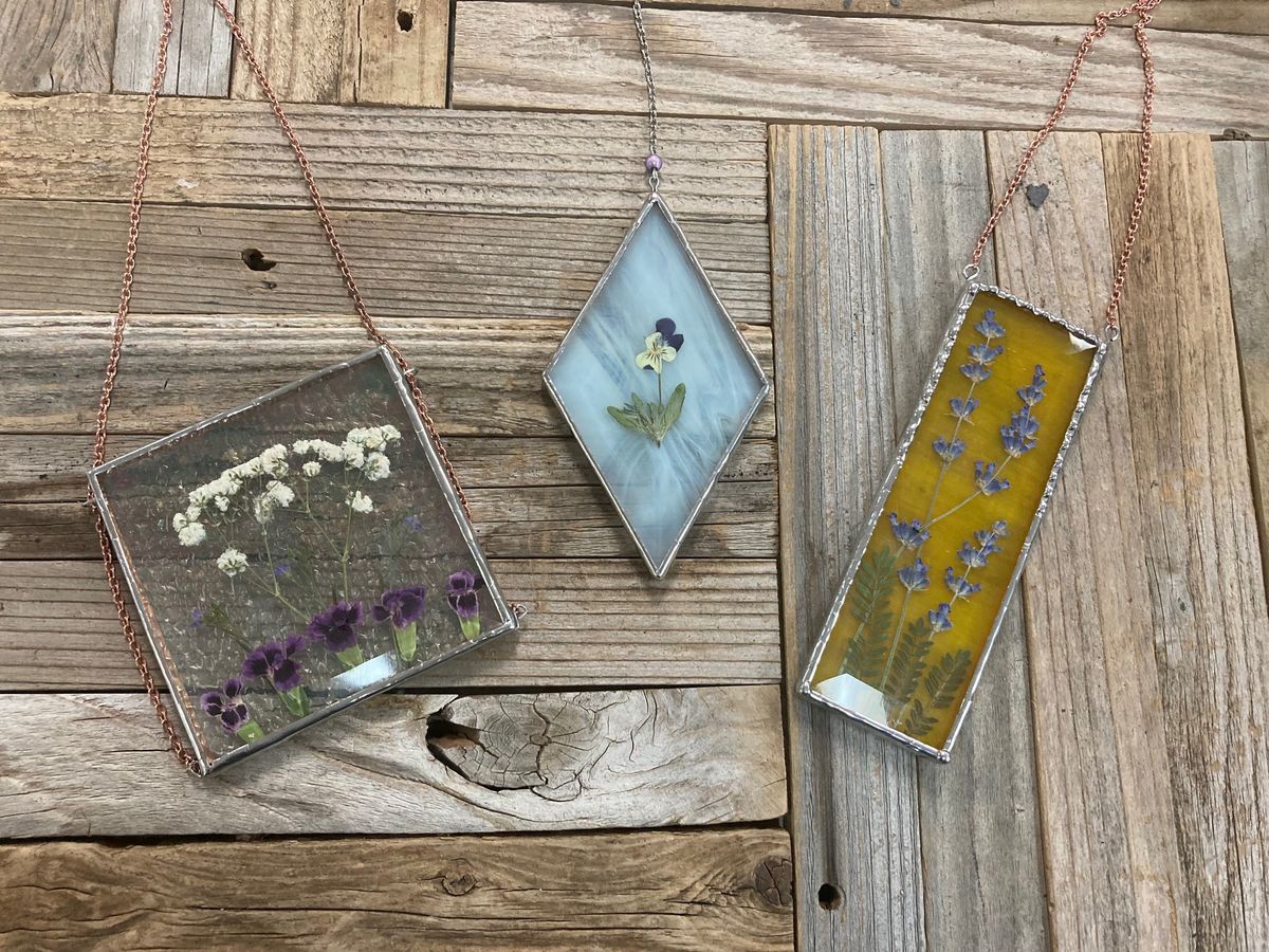 Pressed Flower Suncatchers