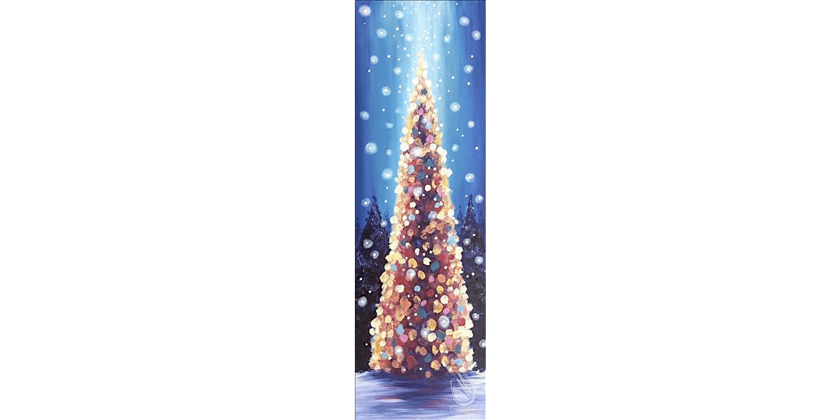 Majestic Christmas Tree - Paint and Sip in Austin | Classpop!\u2122