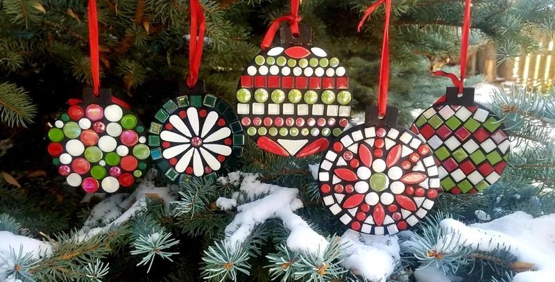 Family and Kids Mosaic Ornament Class