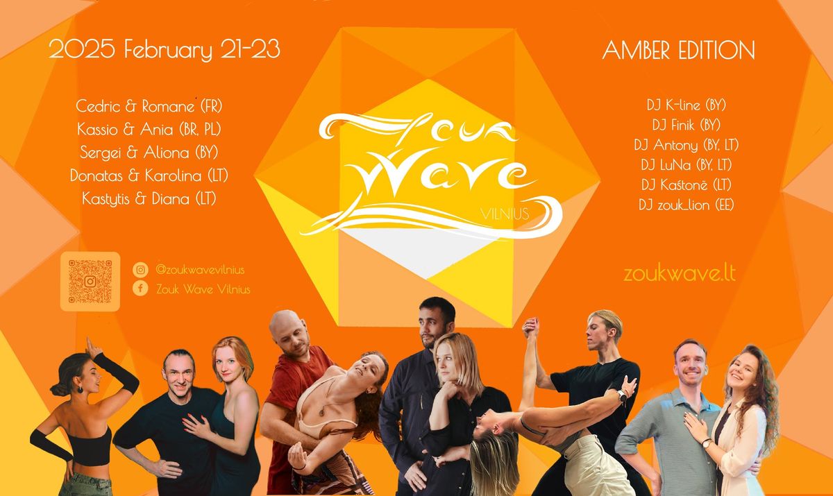 Zouk Wave Festival. 2025 February 21-23 Amber Edition