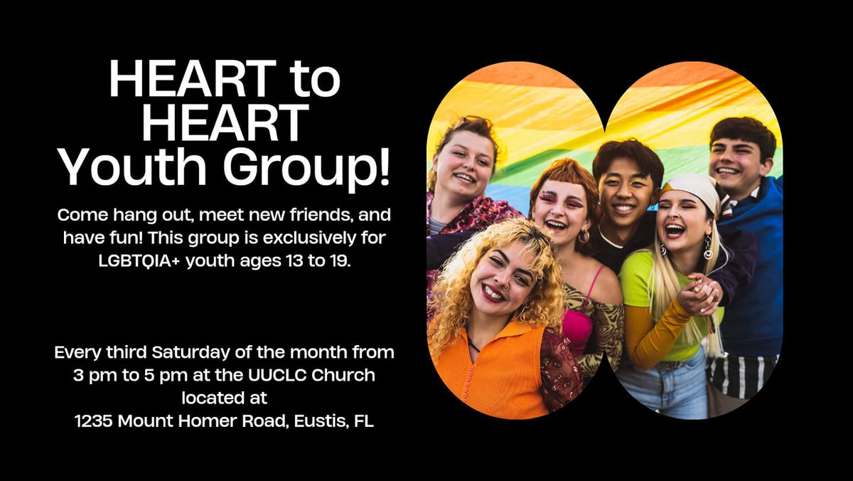 Heart to Heart, LGBTQlA+ Youth Group\/Meet-Up