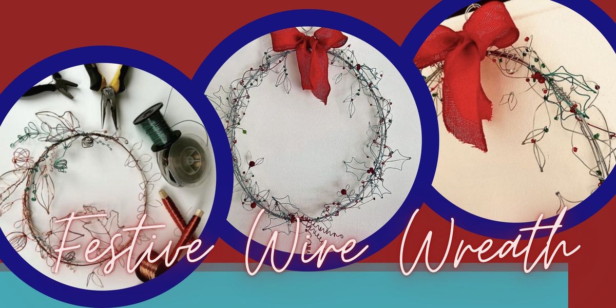 Create a Festive Wire Wreath