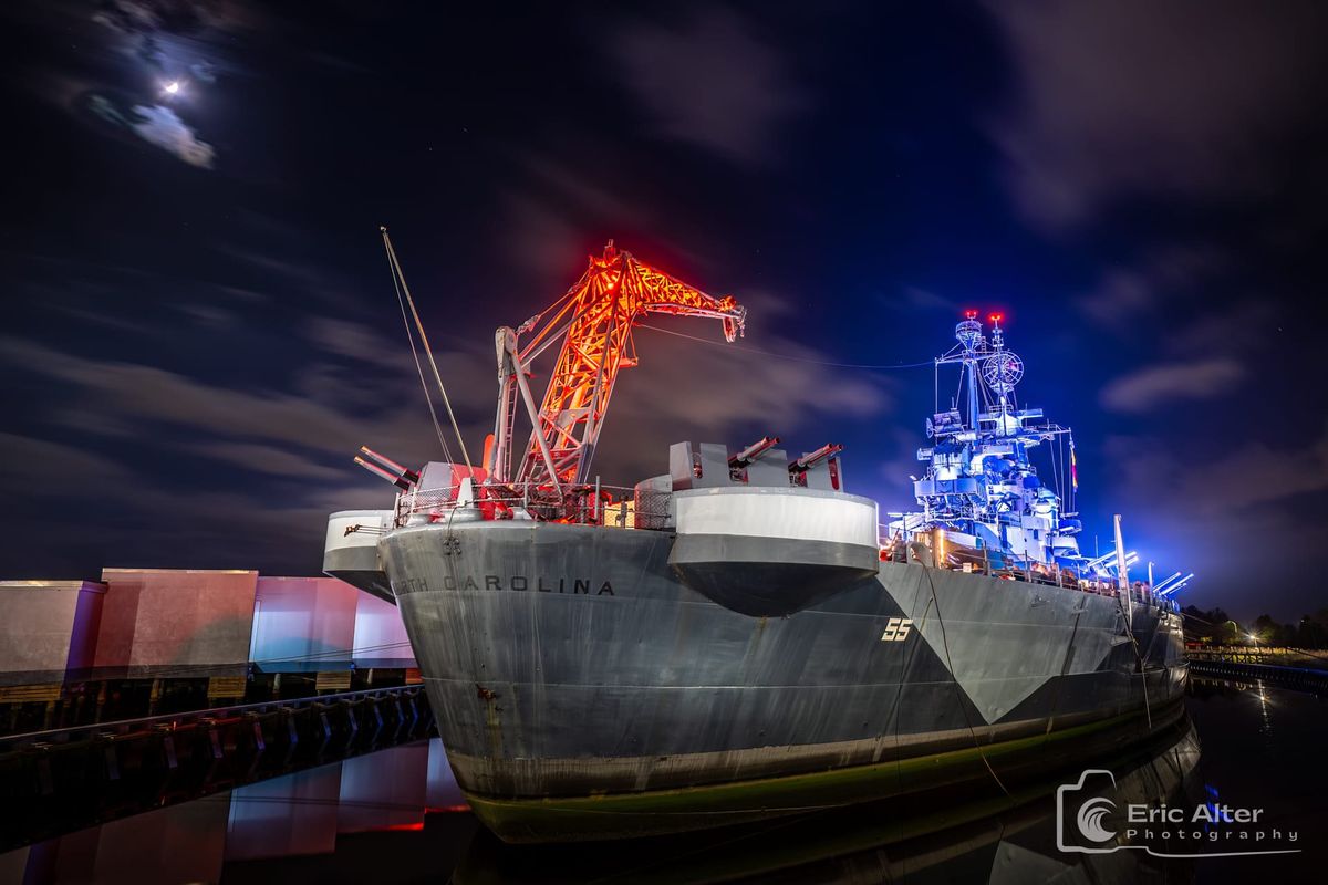 Brilliant Battleship Holiday Lights