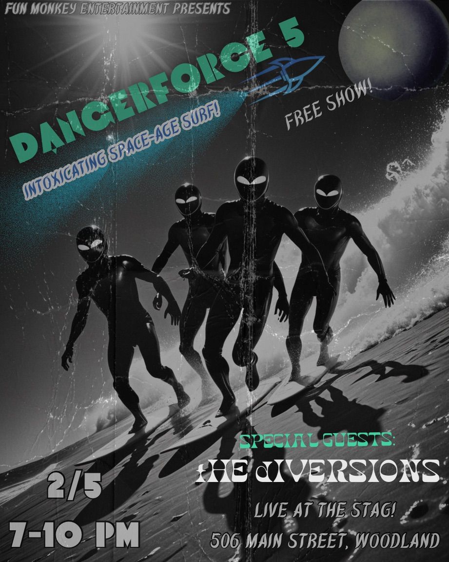 DangerForce 5 live at the Stag with the Diversions!