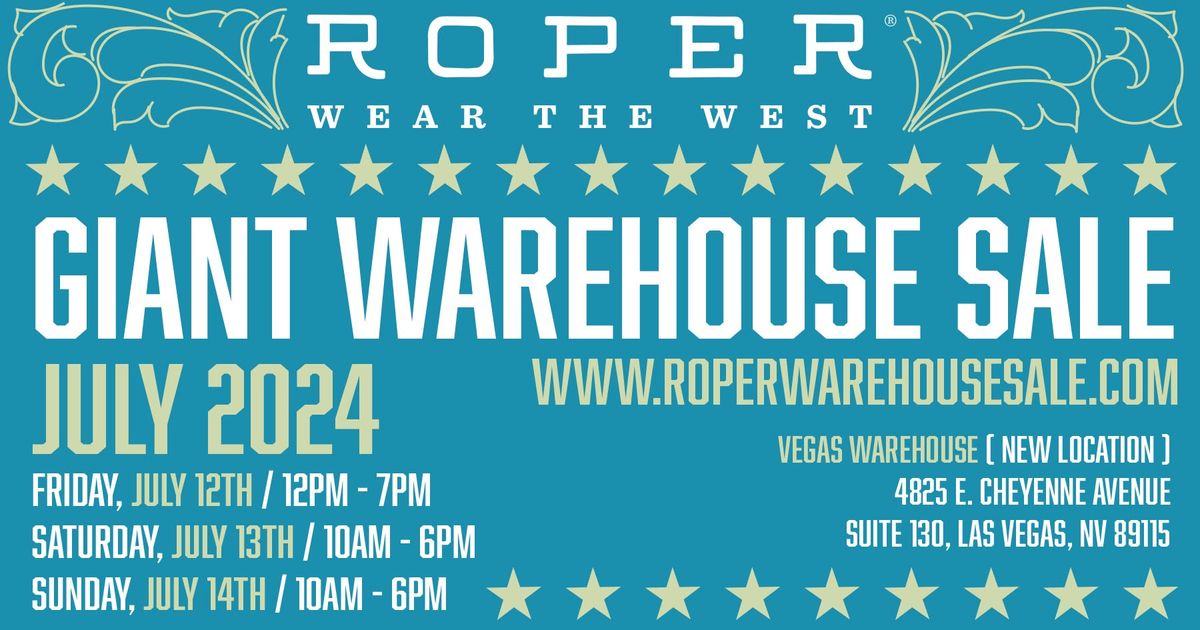 Roper Warehouse Sale (Las Vegas)