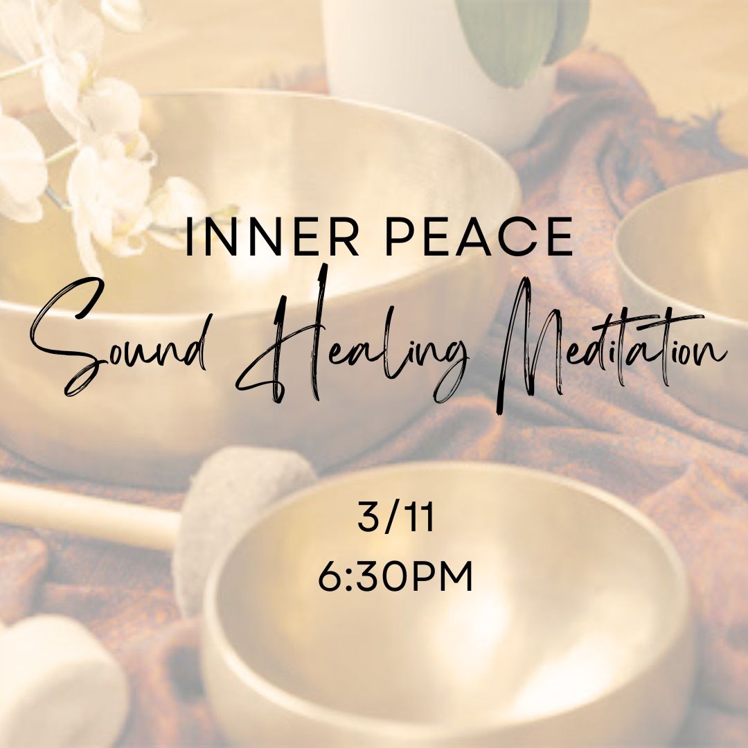 Sound Healing Guided Meditation for Inner Peace 