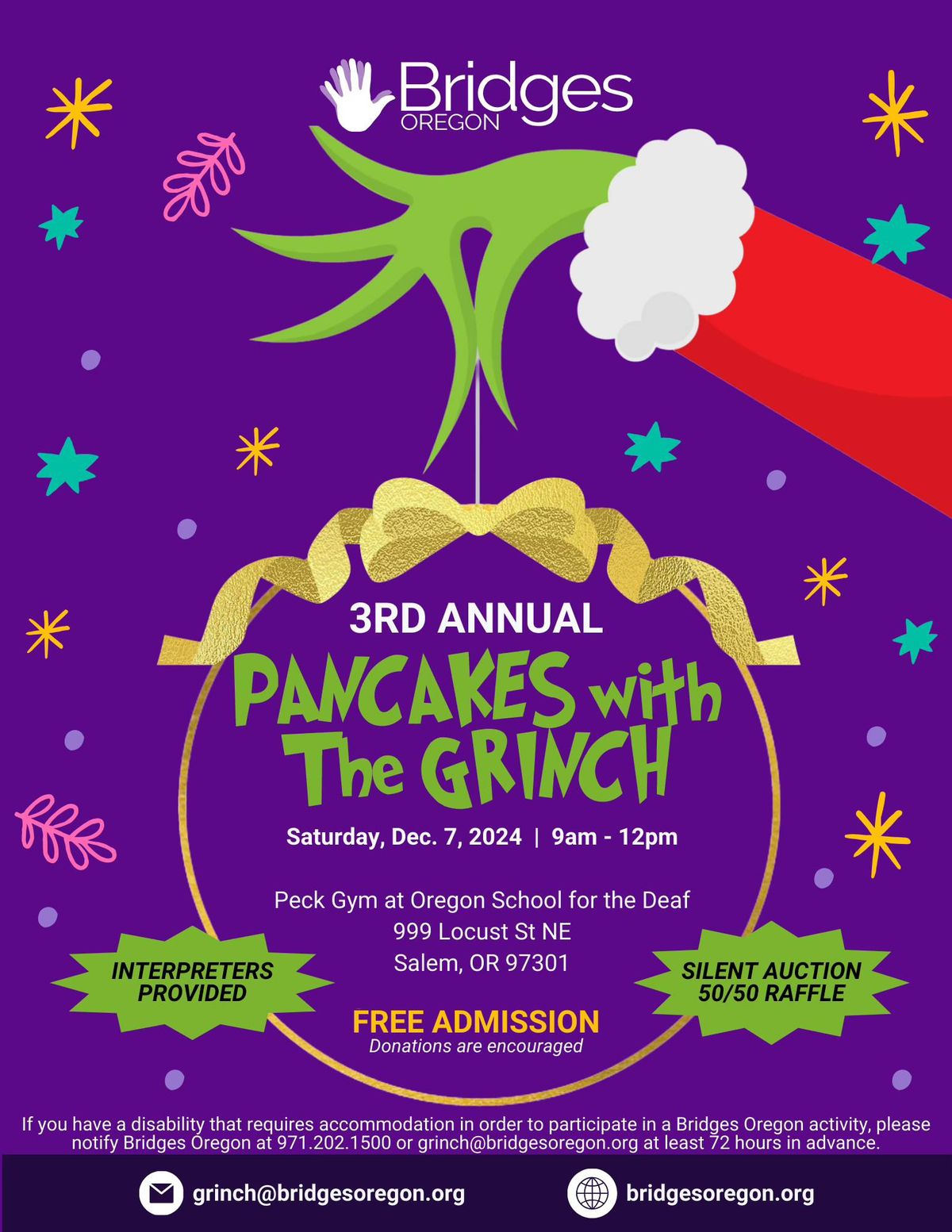 3rd Annual Pancakes with the Grinch