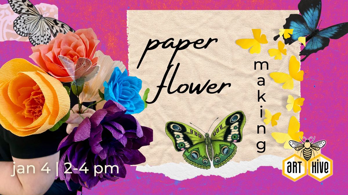 Make Realistic Paper Flowers with Kelly Howe