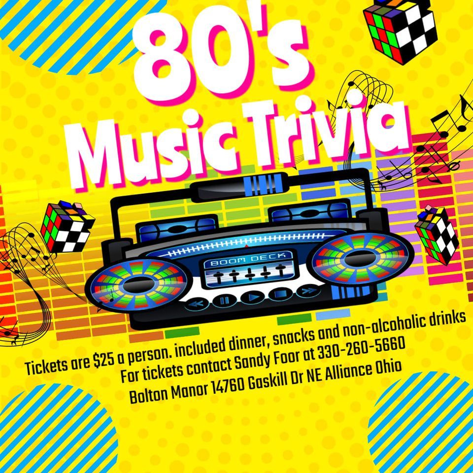 80's Music Trivia Night