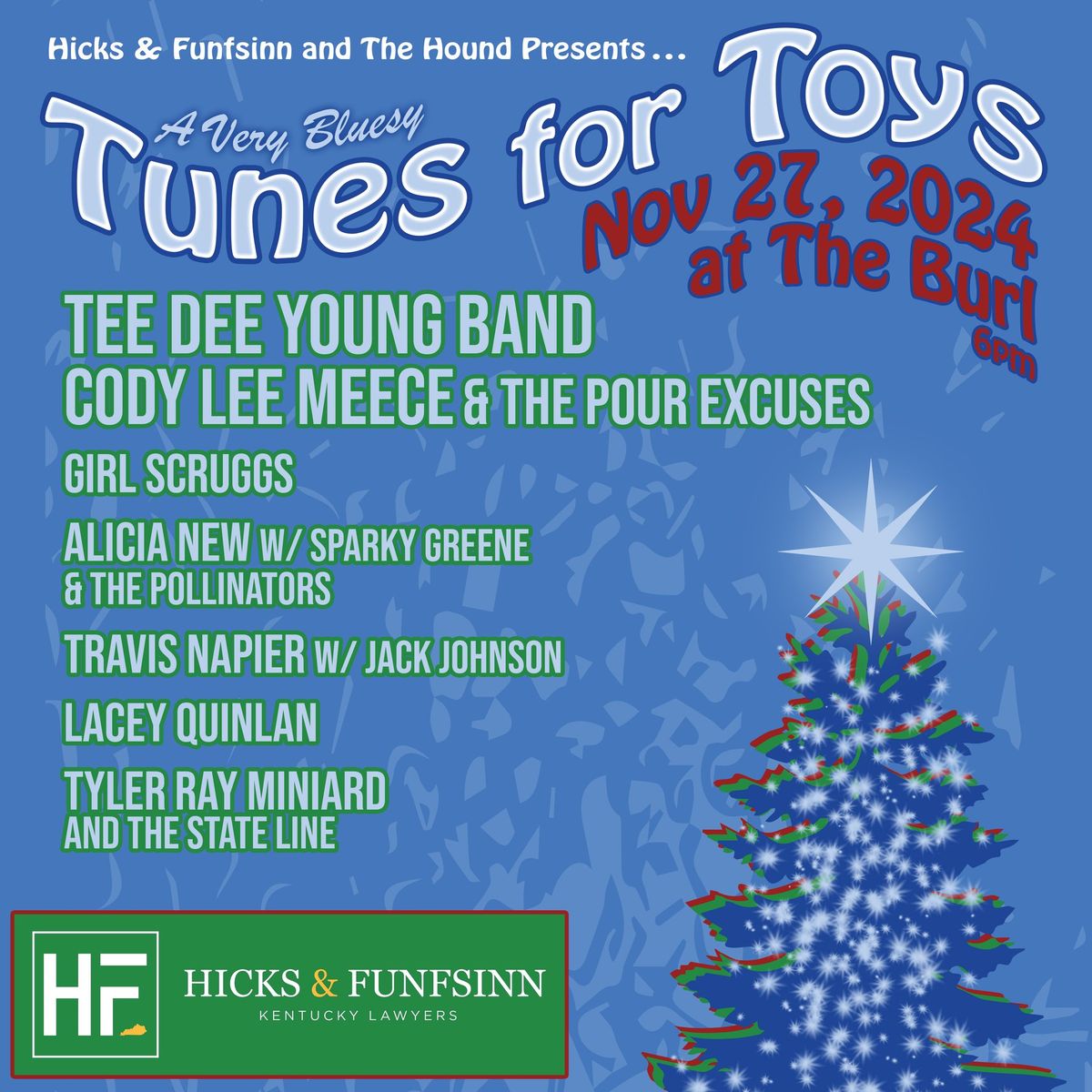 Hicks & Funfsinn's 4th Annual Tunes for Toys - Benefiting the Nest 