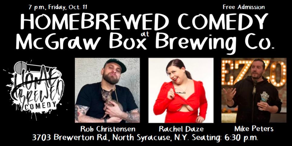 Homebrewed Comedy at McGraw Box Brewing Co. (North Syracuse)