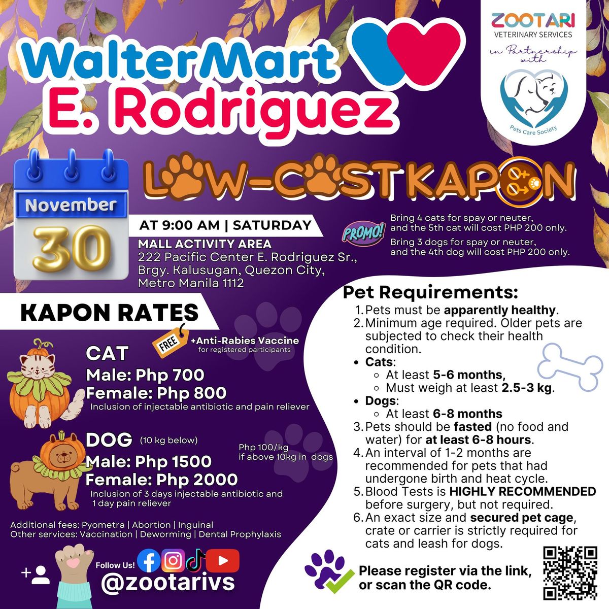 Low-cost Kapon at Waltermart E. Rodriguez, Quezon City