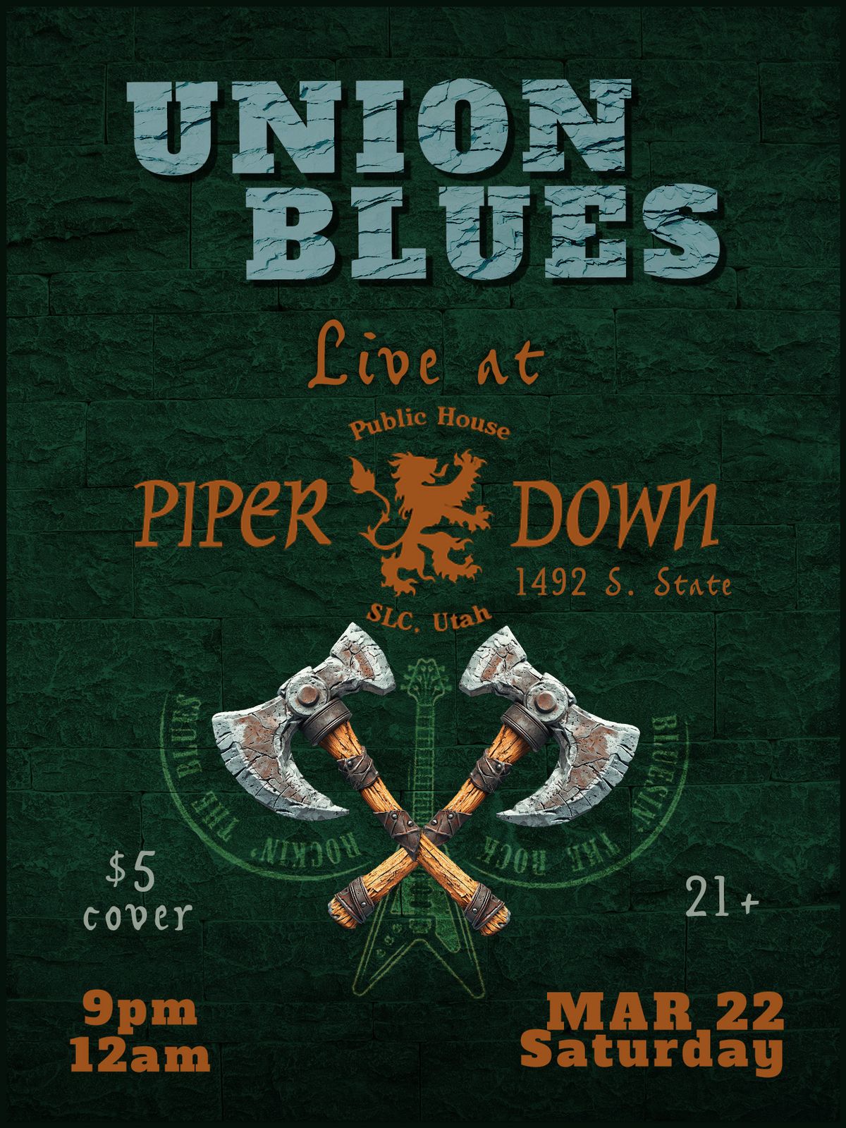 Union Blues Live at Piper Down