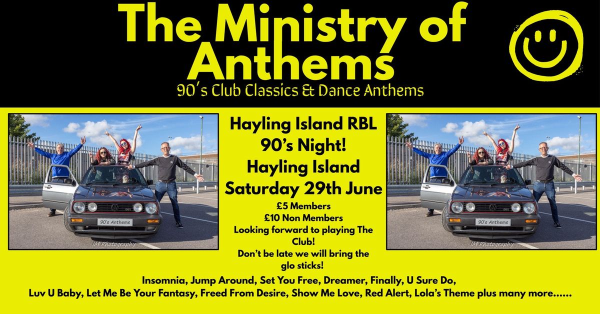 The Ministry of Anthems live at Hayling Island RBL