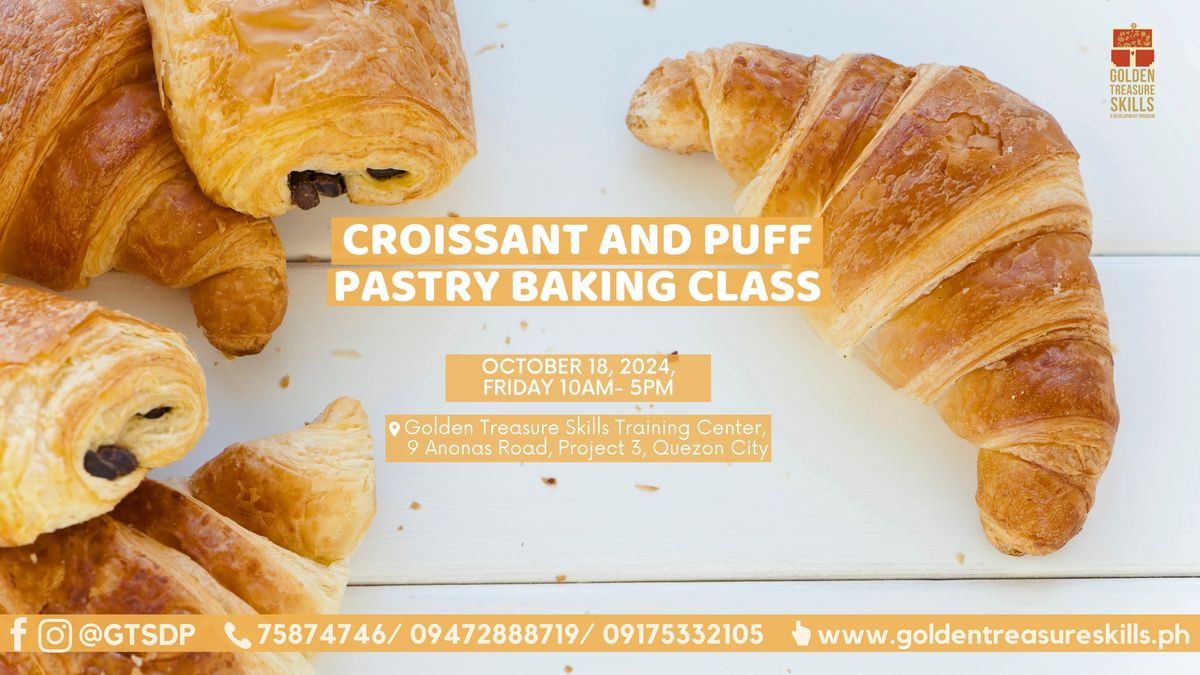 Croissant and Puff Pastry Baking Class