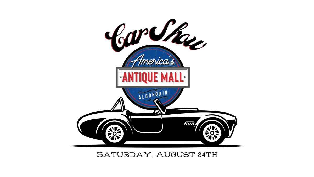 Car Show 2024: Saturday, August 24th, 10am - 2pm