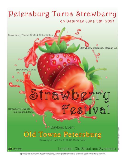 Strawberry Festival, River Street Market, Petersburg, 5 June 2021