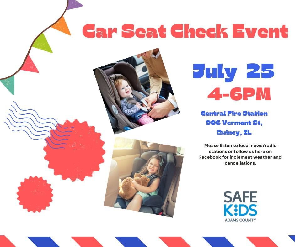 July Car Seat Check