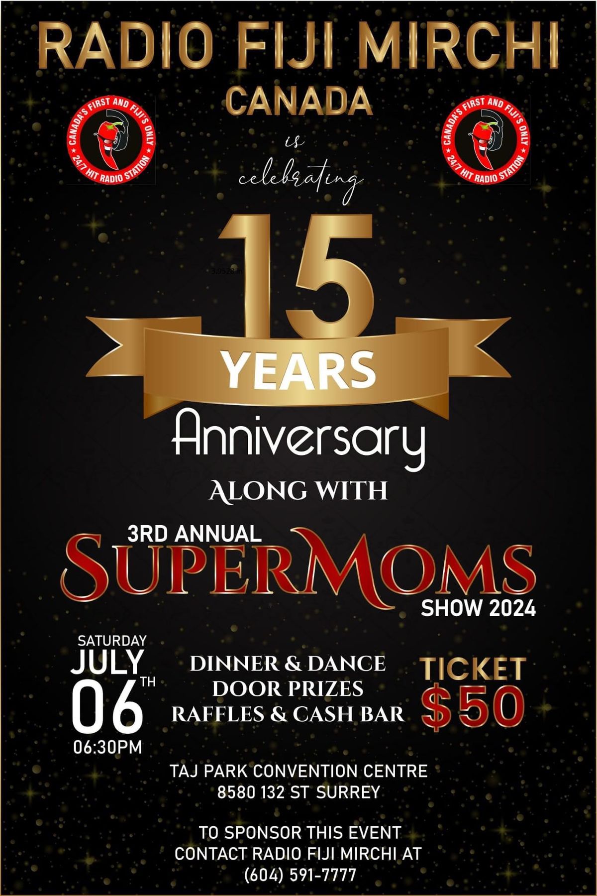Radio Fiji Mirchi Canada 15th Anniversary & 3rd Annual Super Mom Show!