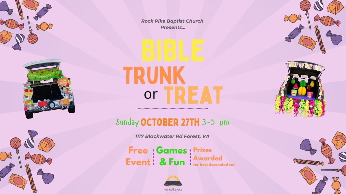 Bible Trunk or Treat