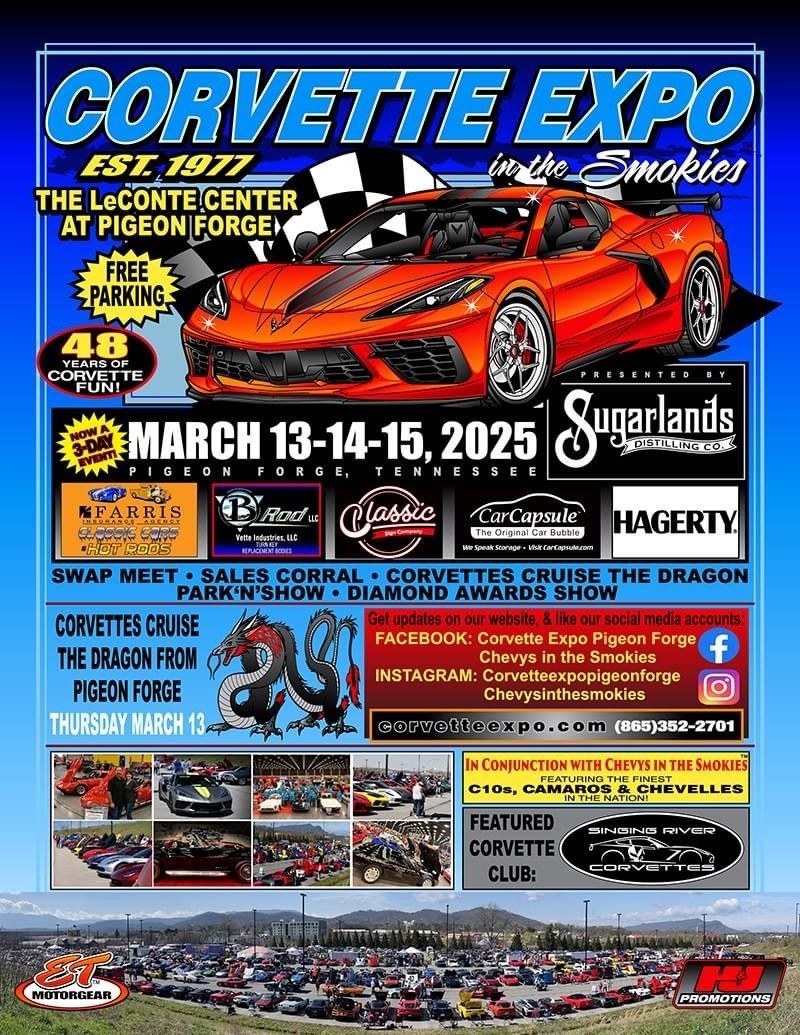 48th Annual Corvette EXPO in the Smokies