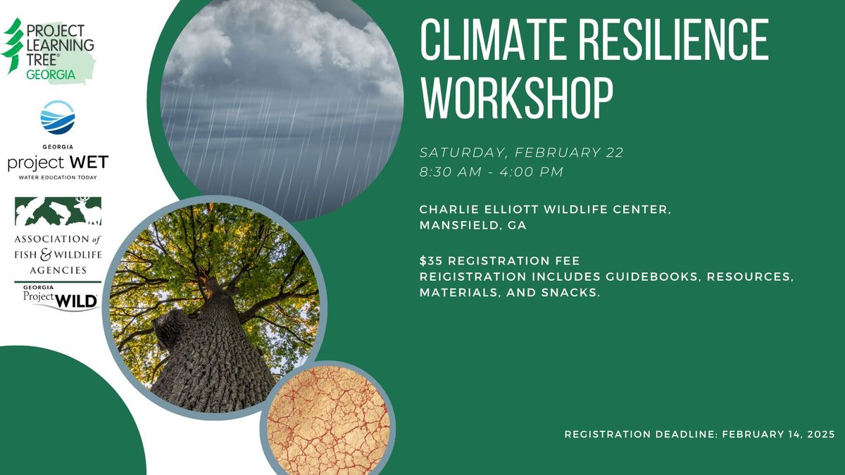 Climate Resilience with Projects Learning Tree, WET, and WILD