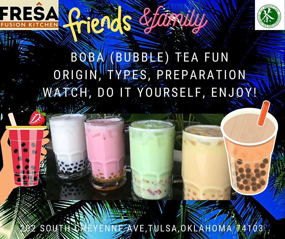 Boba Bubble Tea Fun Fresa All About Cha Tulsa 12 June 2021