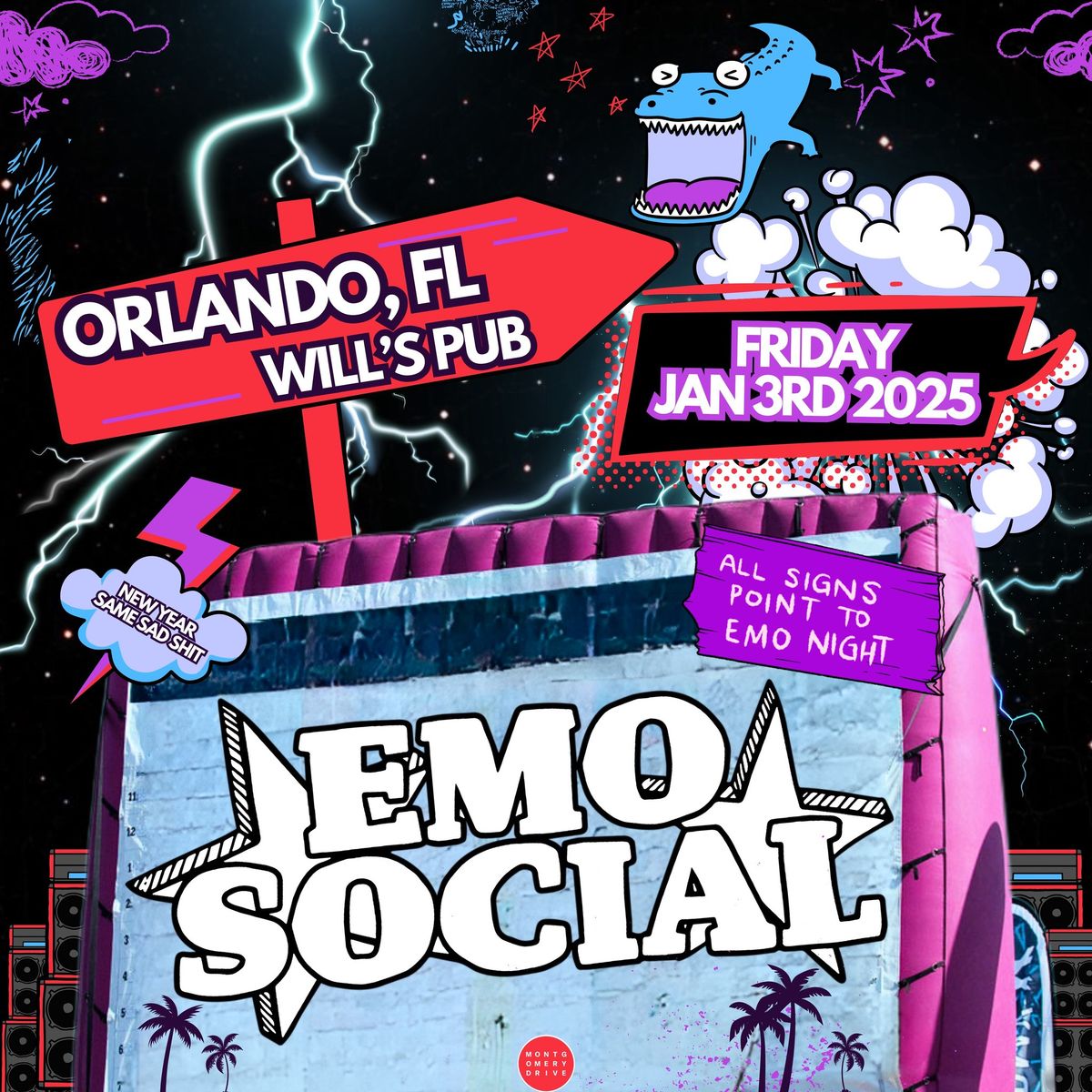 Emo Social at Will\u2019s Pub - Orlando, FL