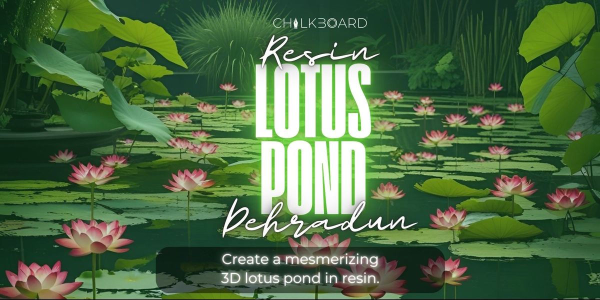 Resin Lotus Pond