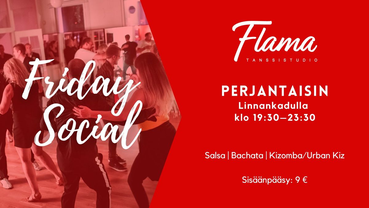 Flama Friday Socials \u2013 Salsa, Bachata and Kiz nights, syksy 2024 \/ autumn 2024