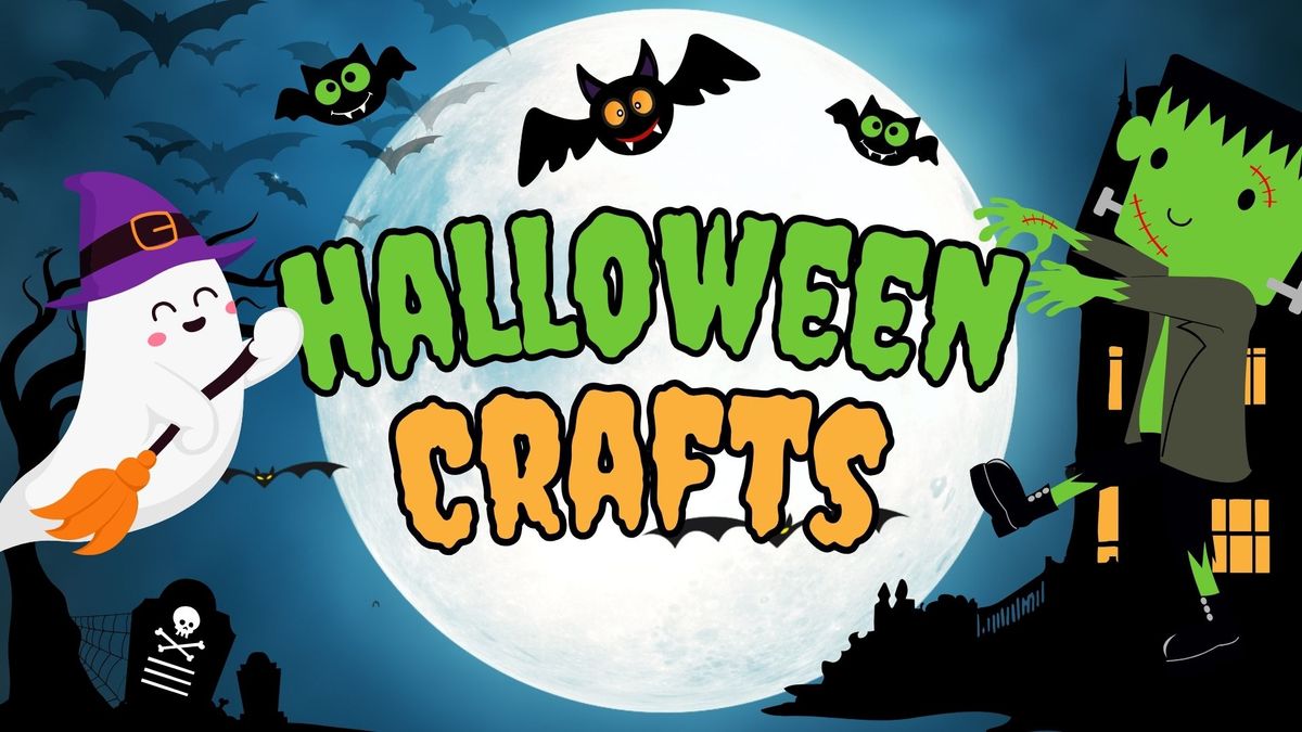 Children's Halloween Crafts at Alloway Library